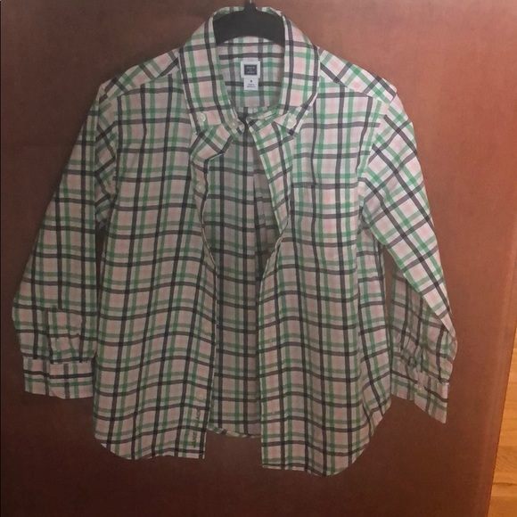 Janie and Jack long sleeve button down Boys 3 - Picture 1 of 4